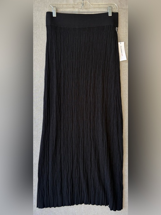 Liz Claiborne Dresses & Skirts - Liz Claiborne size sm Black Textured Maxi Skirt Women's Elegant stretchy A-Line
